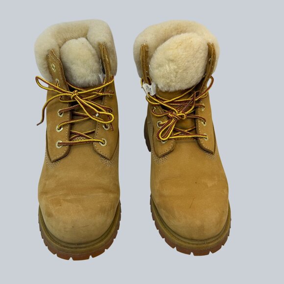 Timberland Womens Shearling-Lined Waterproof Premium 6" Boots Size 9M - Picture 5 of 10